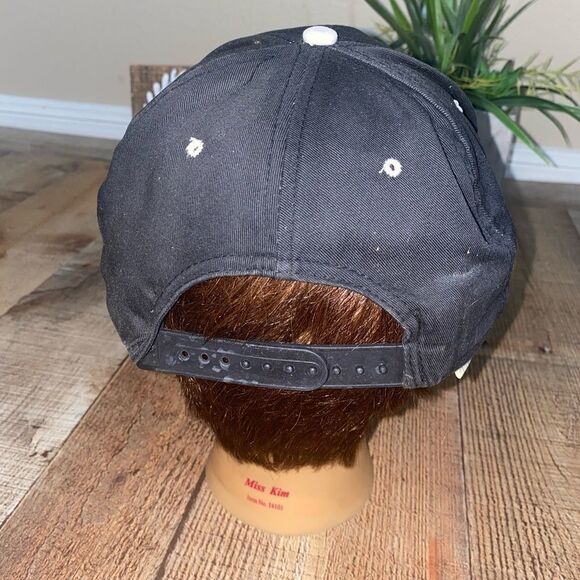 Vintage 90's AJD San Antonio Spurs Black NBA Retro Snapback Hat - Picture 6 of 7